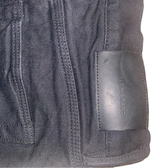 Purple Brand POO1 Black Raw Jeans